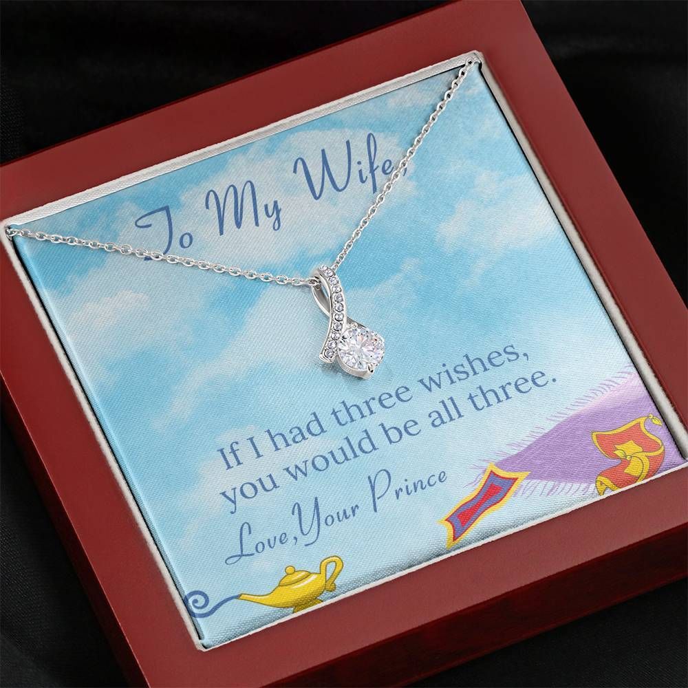 IF I Had Three Wishes  Alluring Beauty Necklace For Wife
