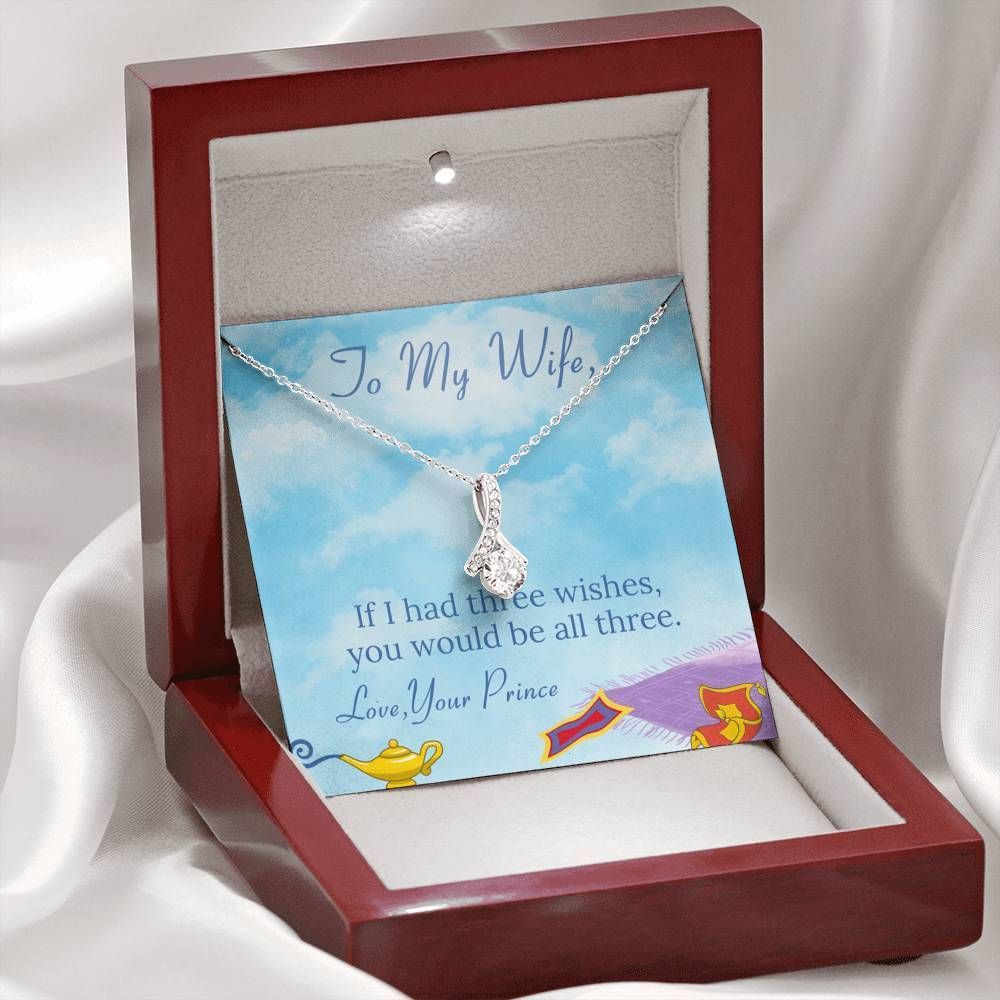 If I Had Three Wishes Alluring Beauty Necklace To Wife