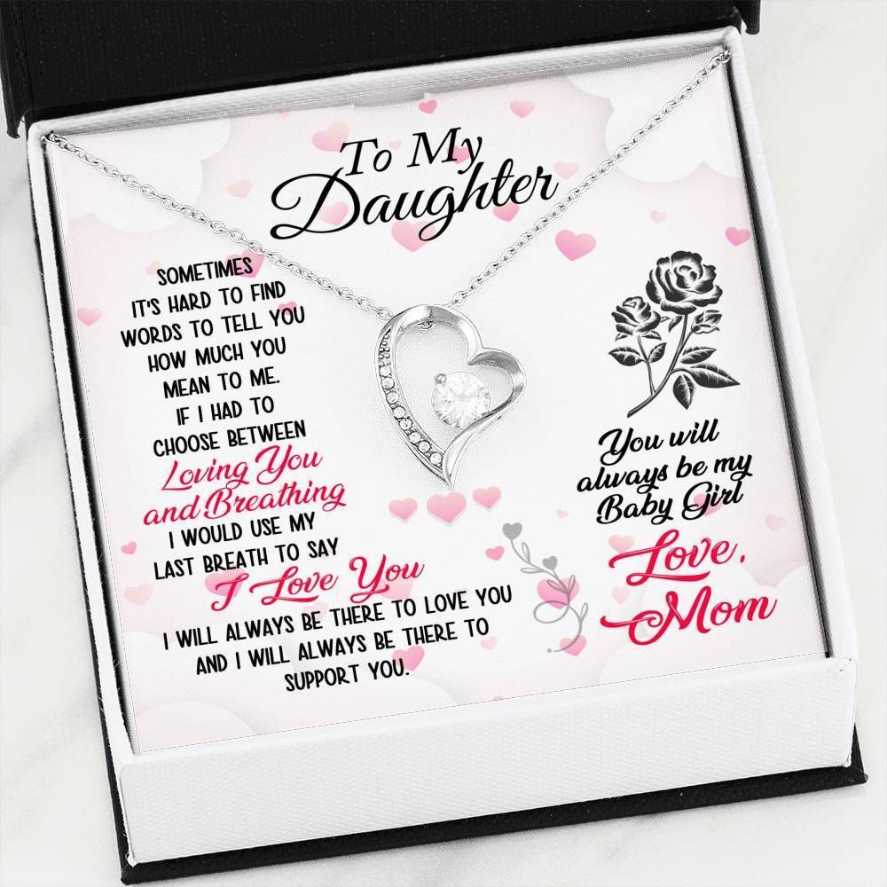 I'll Always Be There To Support You Forever Love Necklace For Daughter