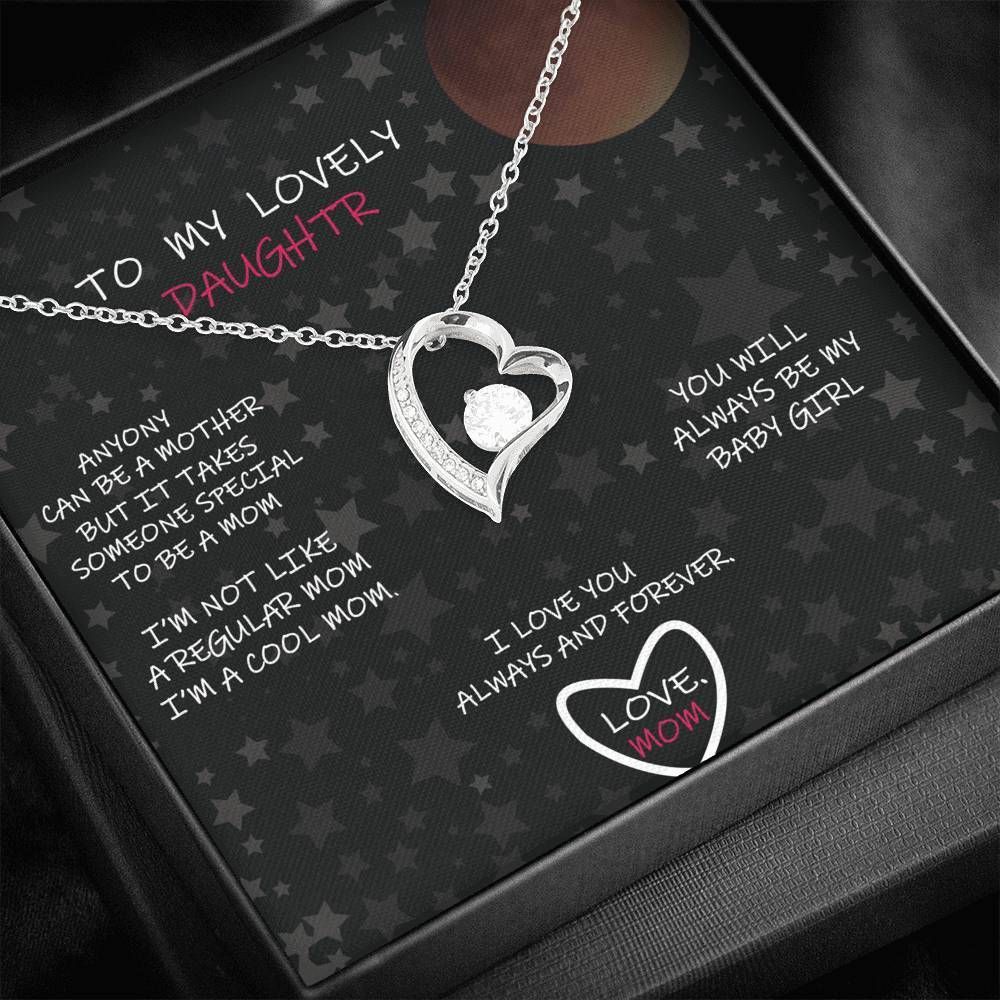 I'm A Cool Mom Forever Love Necklace For Lovely Daughter