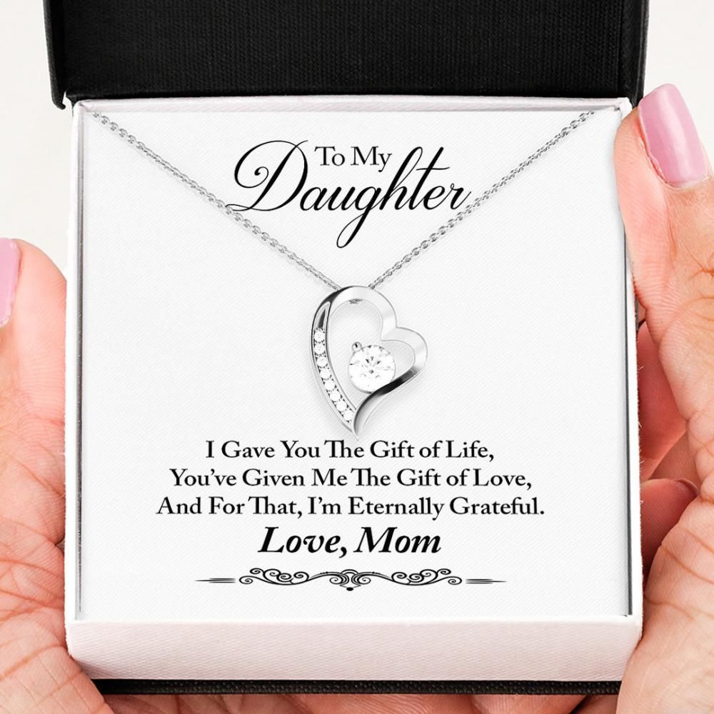 I'm Eternally Grateful Forever Love Necklace Gift For Daughter