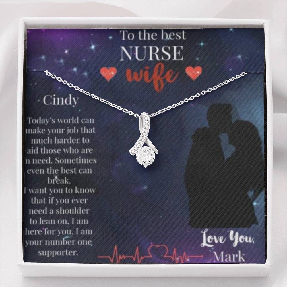 I'm Your Supporter Alluring Beauty Necklace  Gift For  Nurse Wife