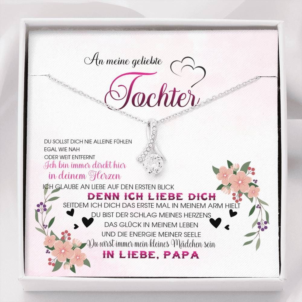 In Liebe Papa Gift For An Meine Geliebte Tochter Alluring Beauty Necklace
