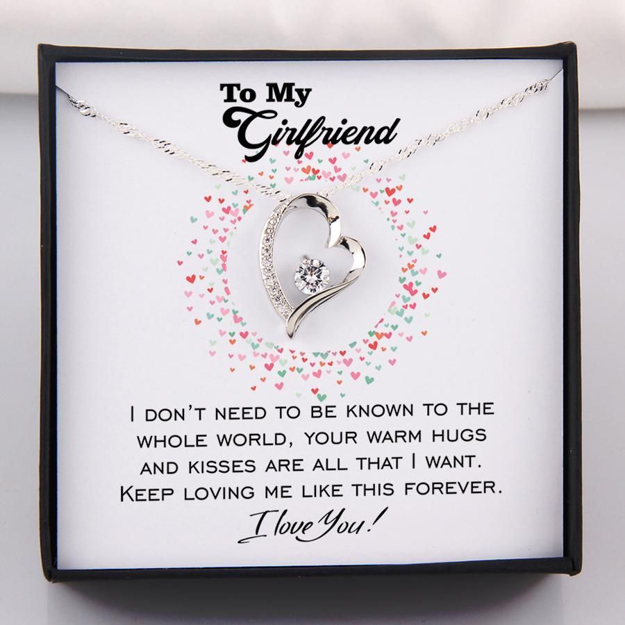 Keep Loving Me Like This Silver Forever Love Necklace Giving Lover