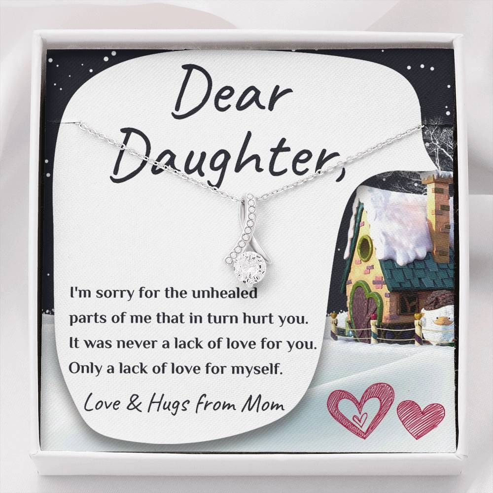Lack Of Love For Myself Alluring Beauty Necklace For Daughter