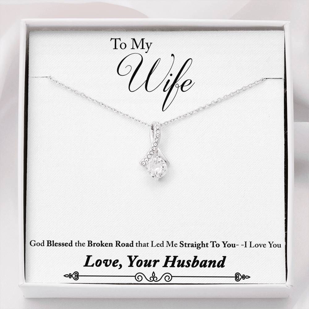 Let Me Straight To You I Love You Alluring Beauty Necklace Gift For Wife