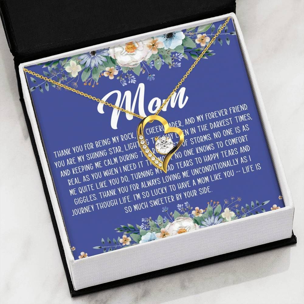Life Is So Much Sweeter By Your Side Forever Love Necklace For Mom