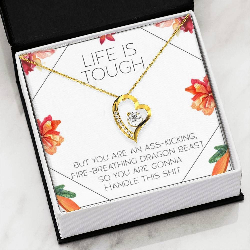 Life Is Touch Forever Love Necklace