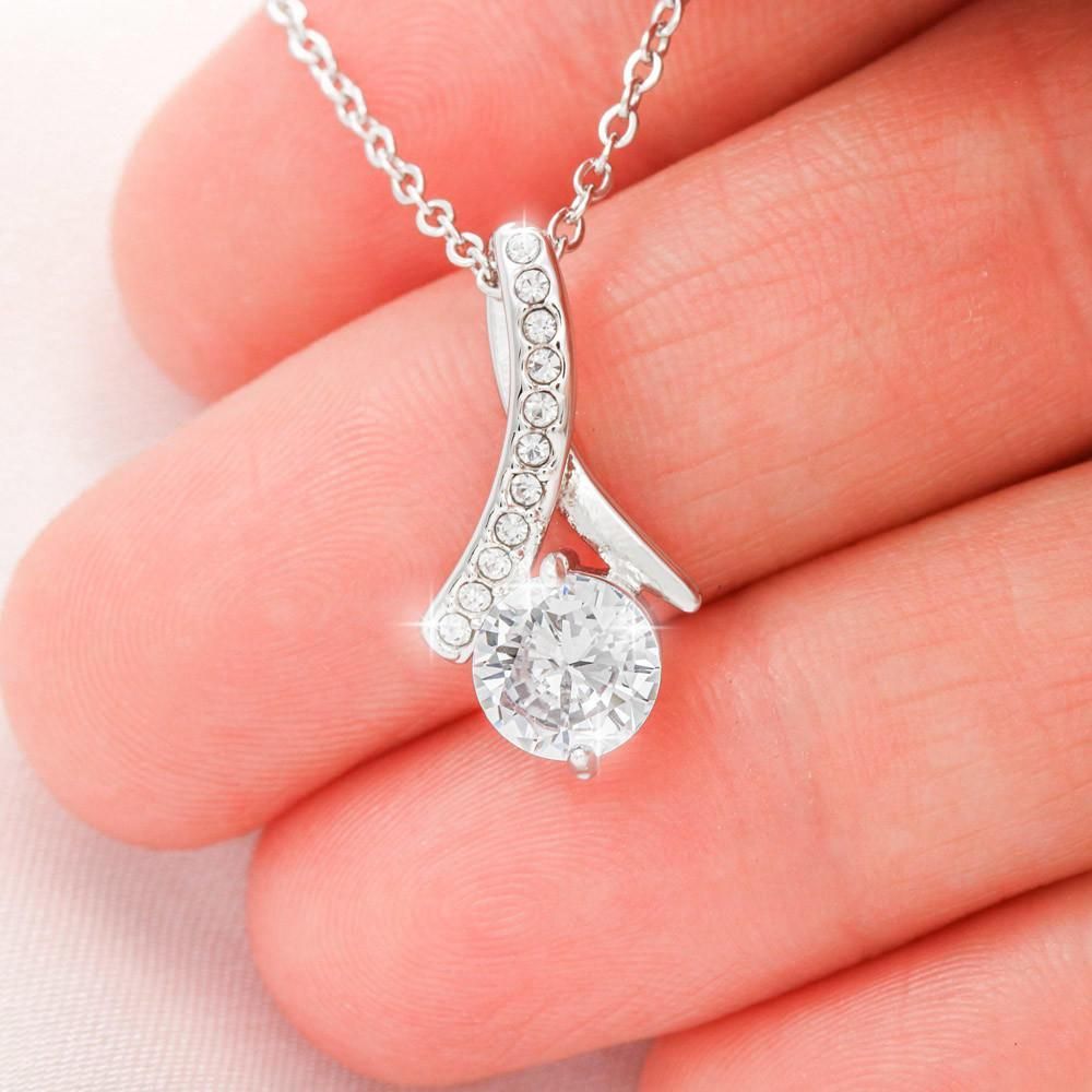 Love Is A Short Word Alluring Beauty Necklace To Wife