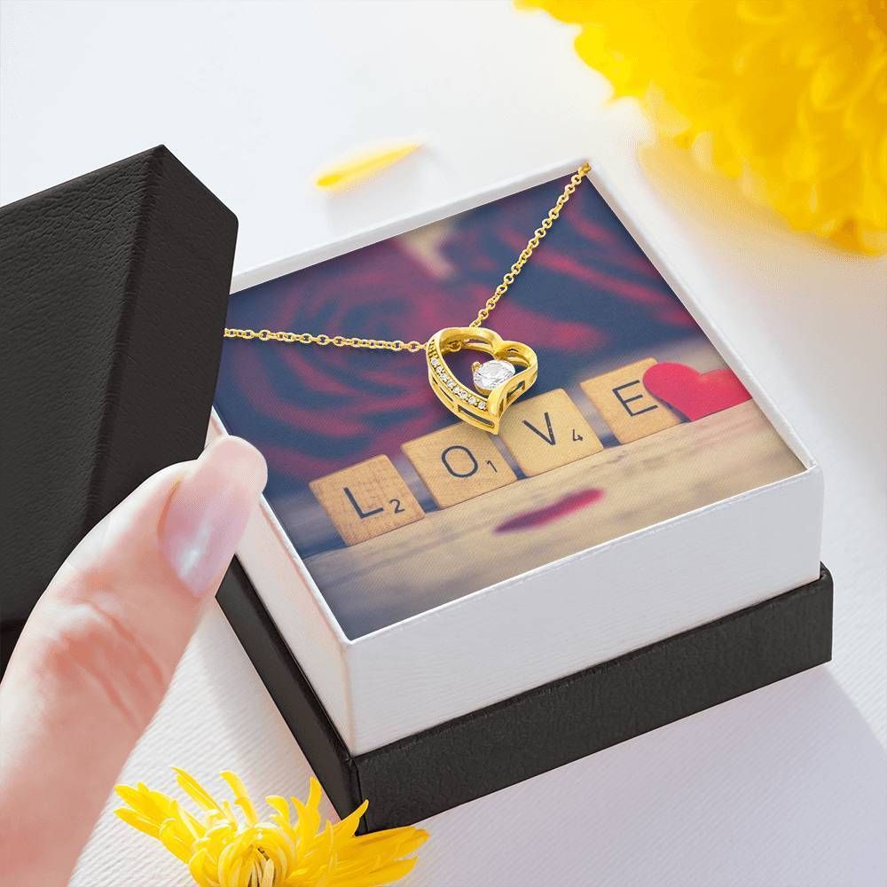 Love Is All We Need Forever Love Necklace Gift For Hers