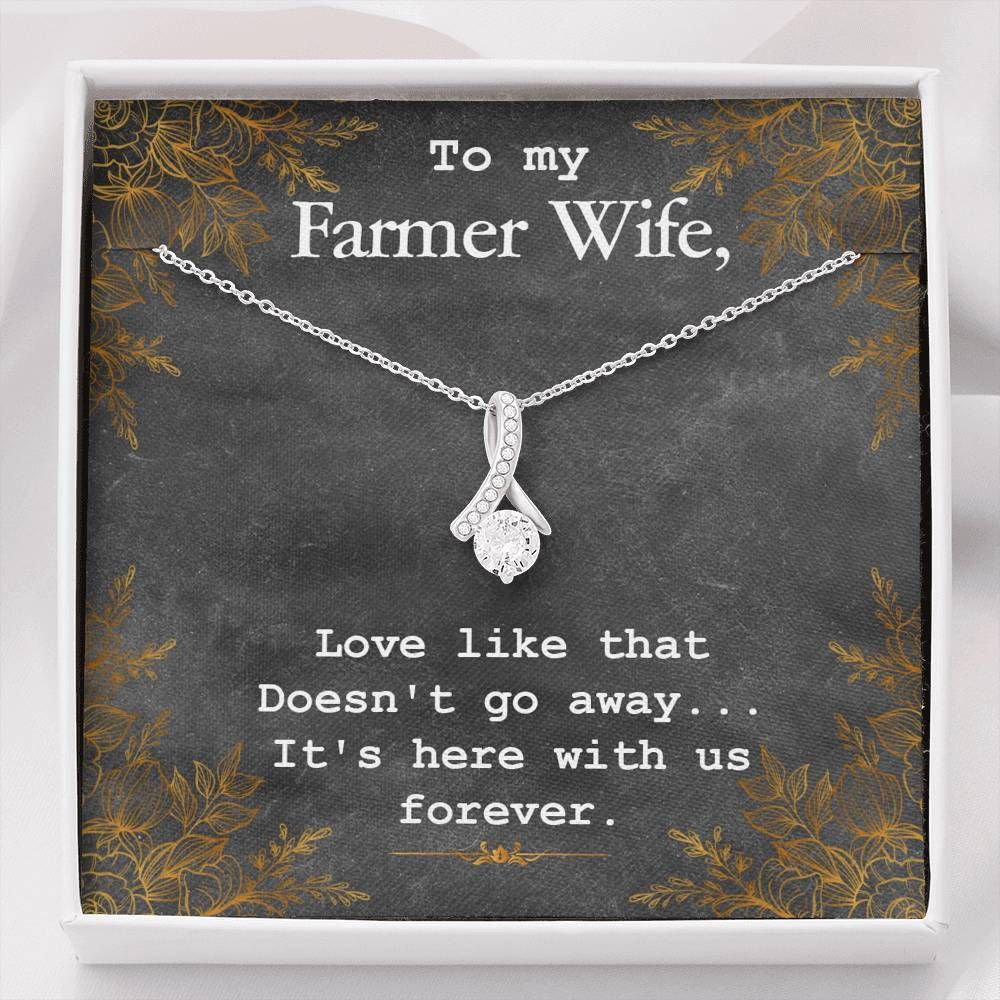 Love Is Here Alluring Beauty Necklace  Gift For  Farmer Wife