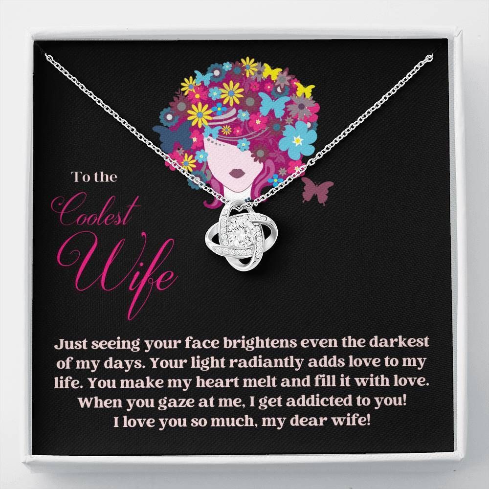 Love Knot Necklace Gift For Wife I Love You So Much