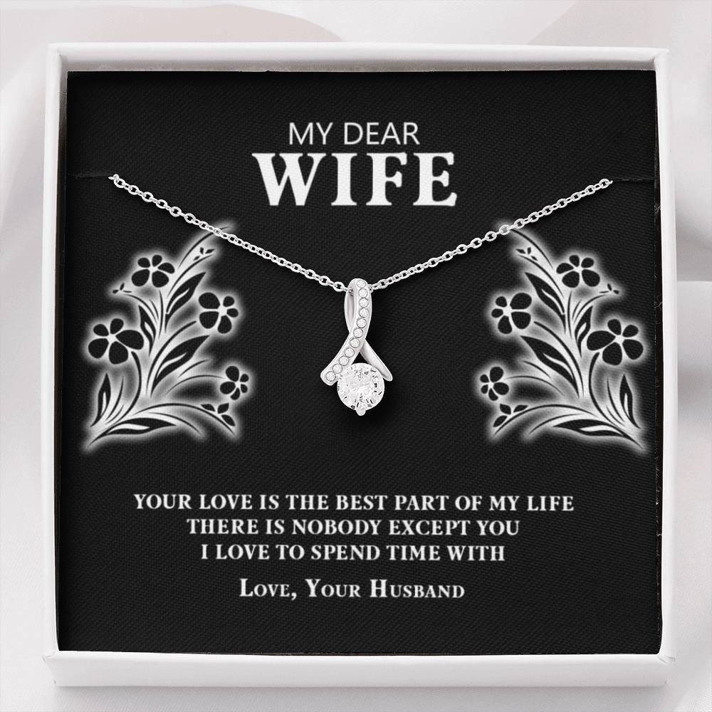 Love To Spend Time With You Alluring Beauty Necklace  Gift For  Wife