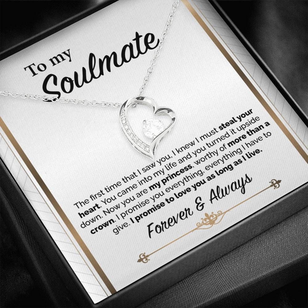 Love You As Long As I Live Forever Love Necklace For Soulmate