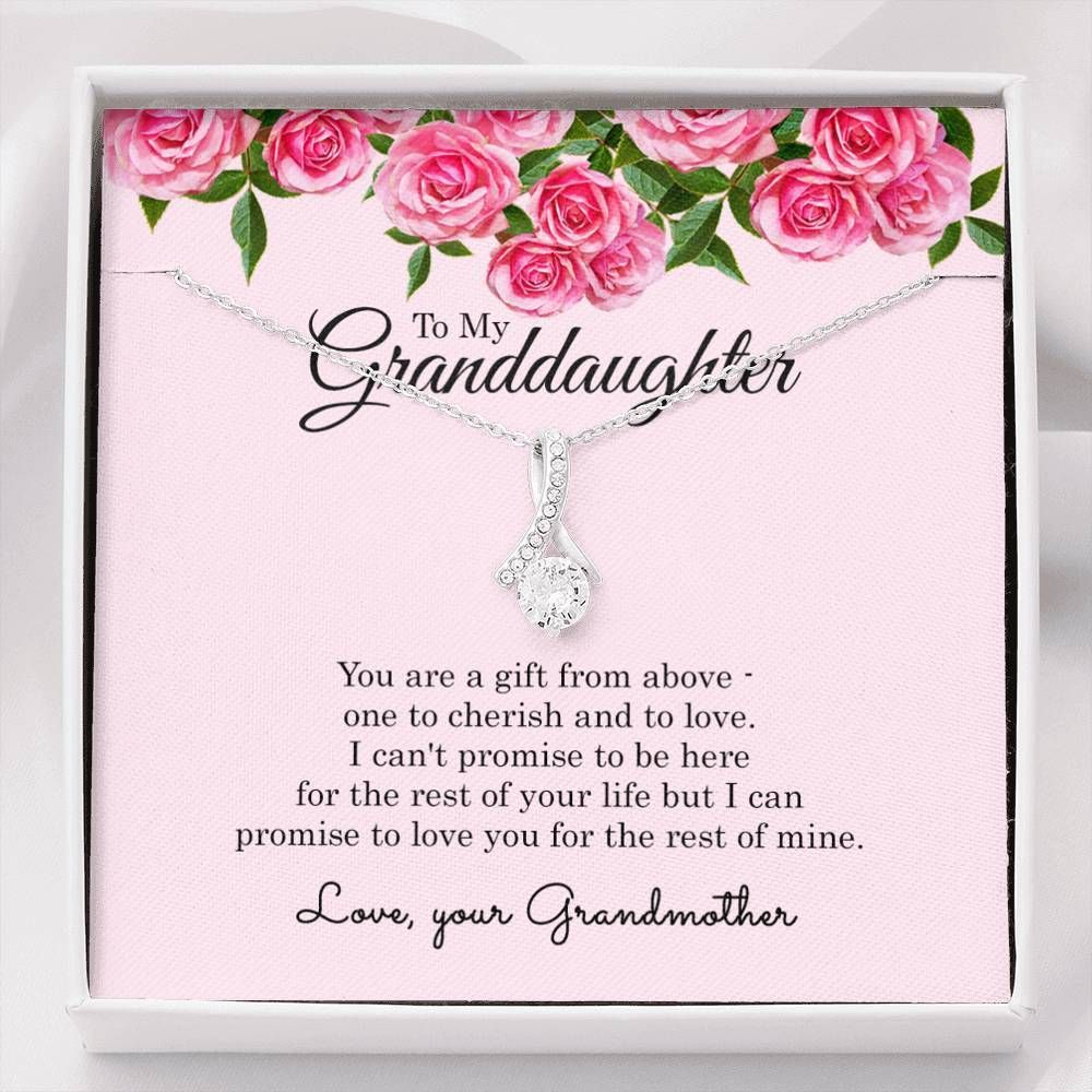 Love You For The Rest Of Mine Alluring Beauty Necklace Gift For Granddaughter
