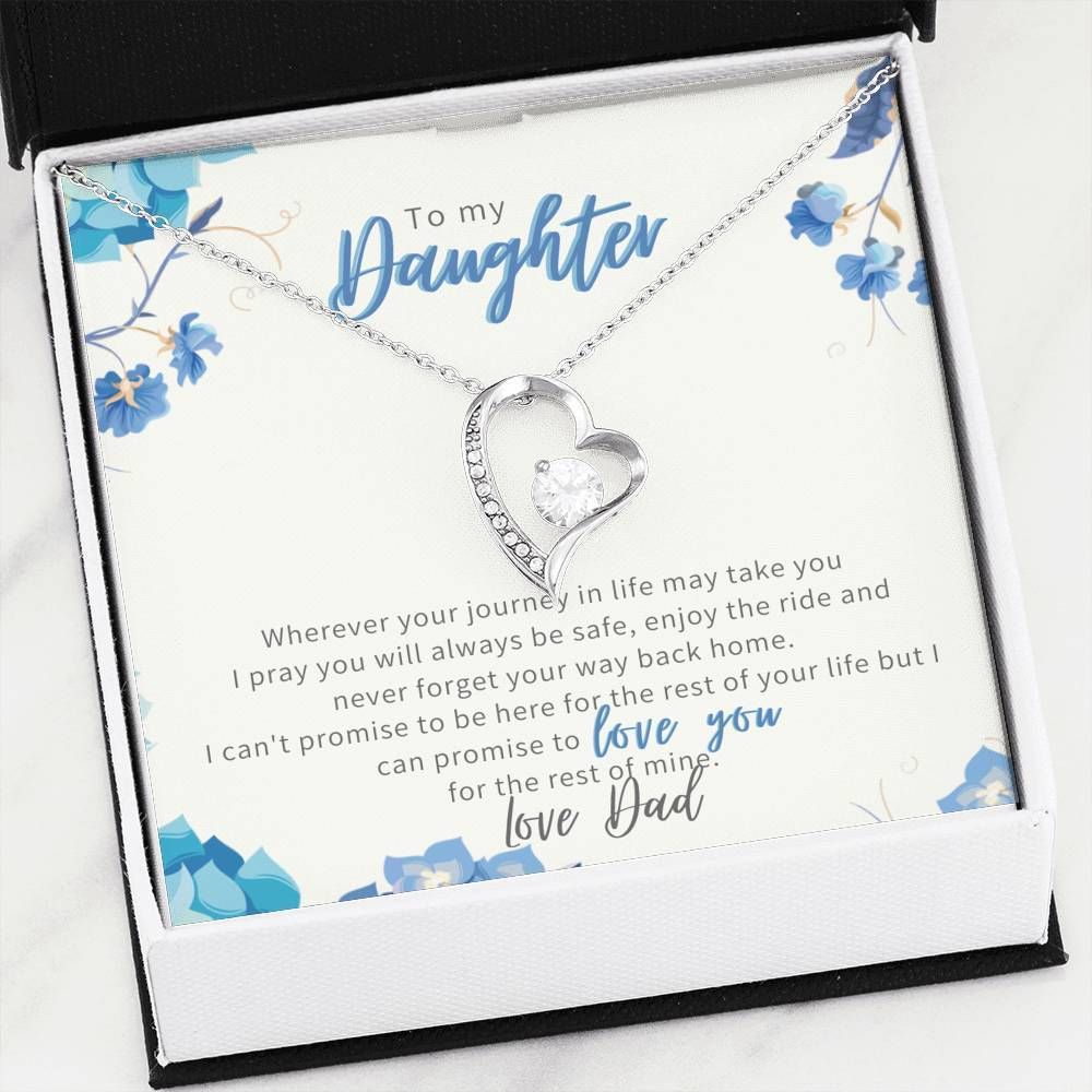 Love You For The Rest Of Mine Forever Love Necklace For Daughter