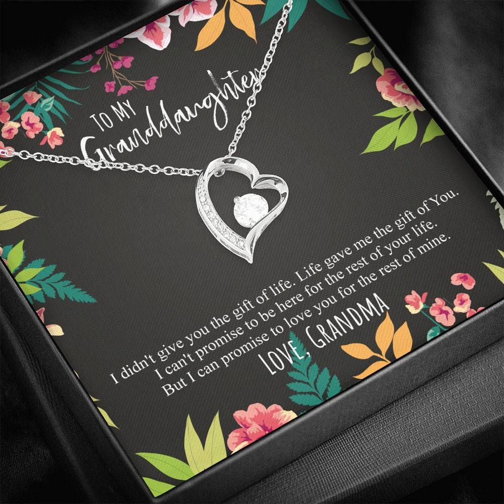 Love You For The Rest Of Mine Giving Granddaughter Forever Love Necklace