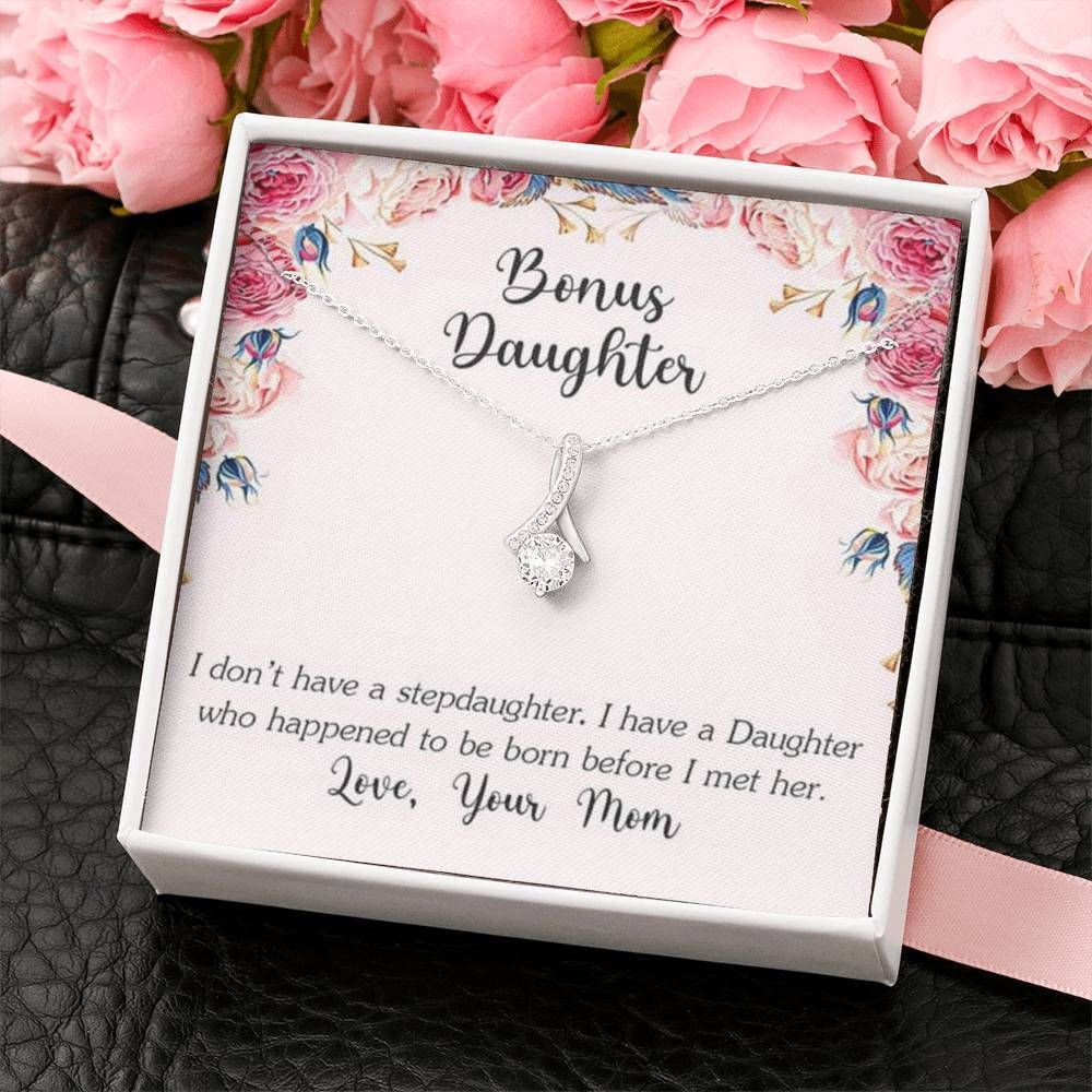 Love You Forever Alluring Beauty Necklace  Gift For   Bonus Daughter