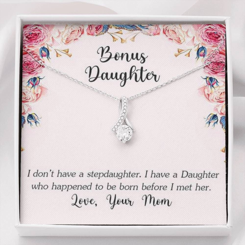 Love You Forever Alluring Beauty Necklace  Gift For   Bonus Daughter