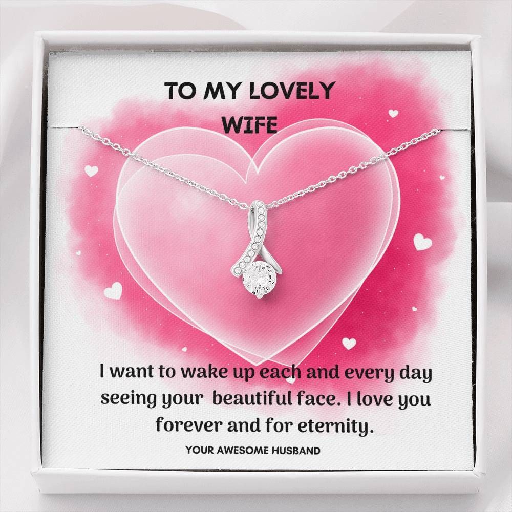 Love You Forever And Always Alluring Beauty Necklace For Wife