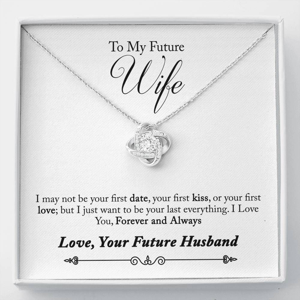 Love You Forever And Always To Future Wife Love Knot Necklace