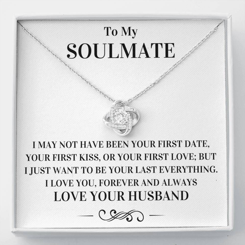 Love You Forever Love Knot Necklace To Soulmate