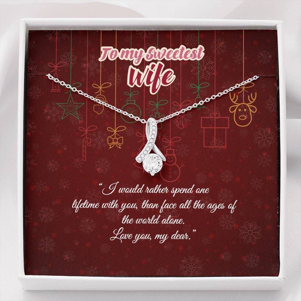 Love You My Dear Alluring Beauty Necklace