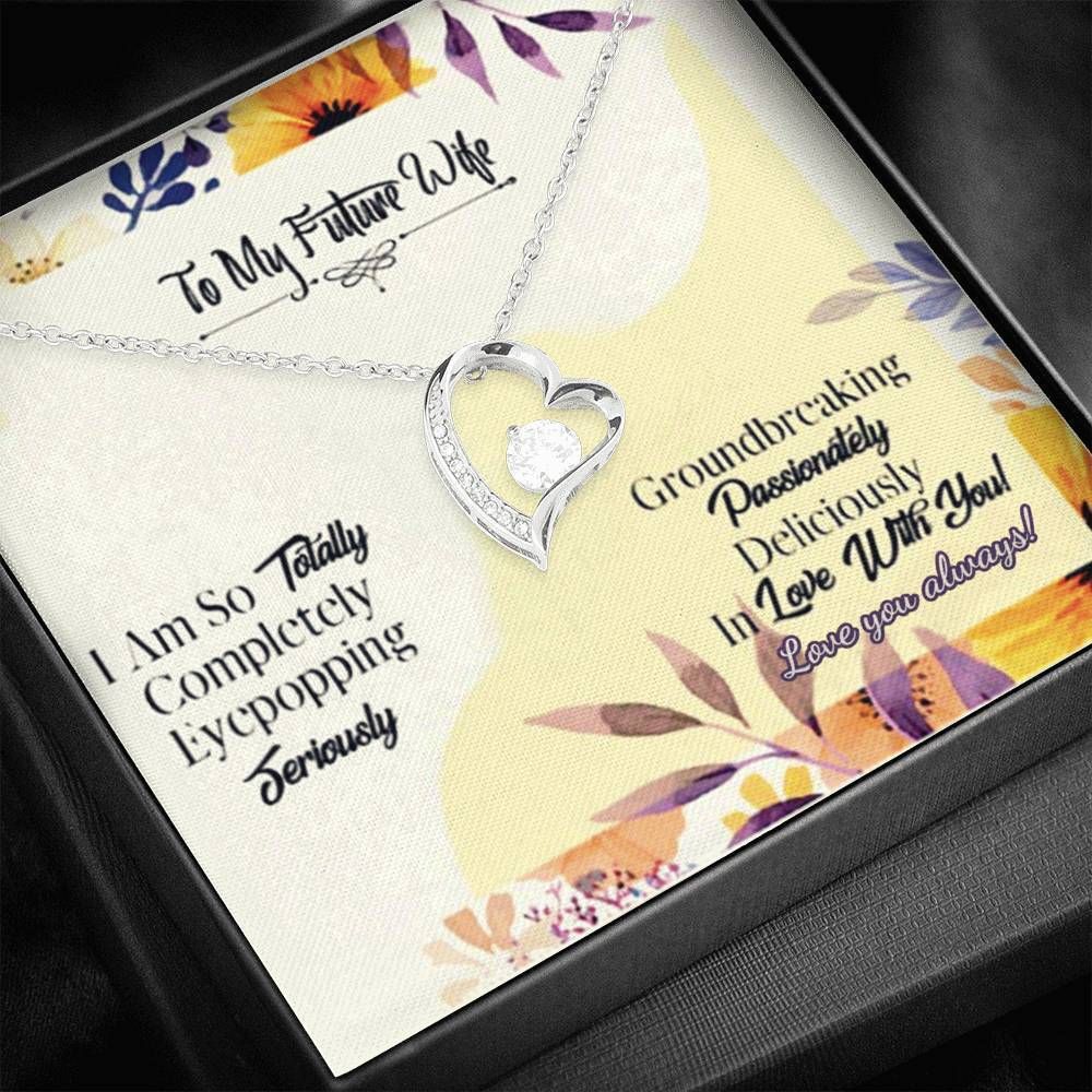 Loving Message Card Forever Love Necklace Gift For Wife Future Wife