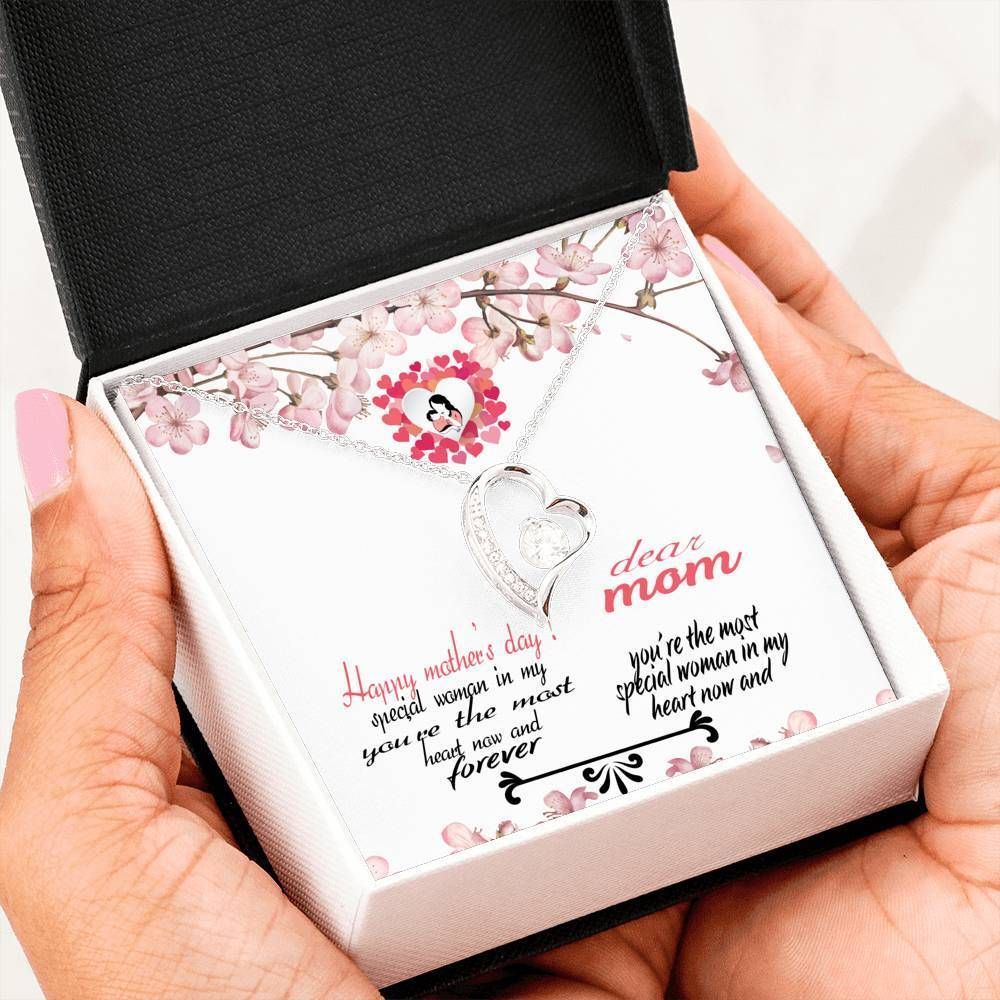 Meaningful Gift Happy Mother's Day Forever Love Necklace Gift For Mom