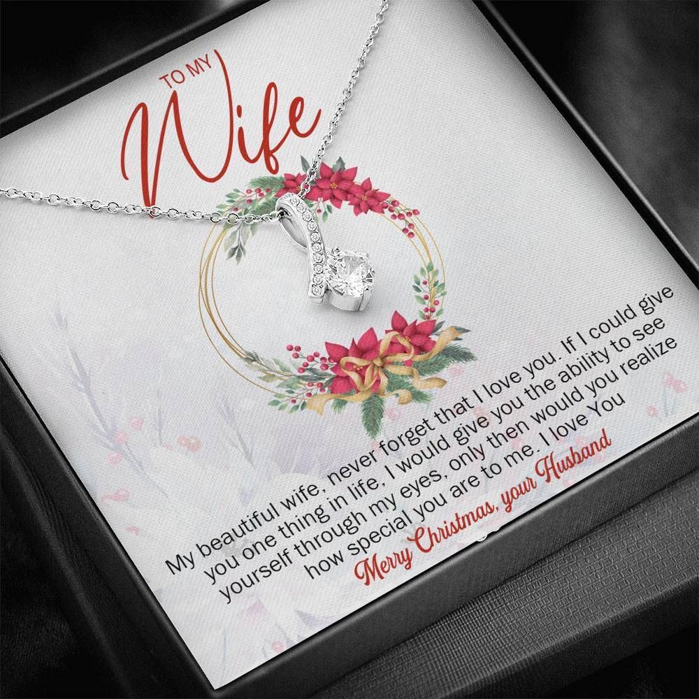 Merry Christmas You Are Special Alluring Beauty Necklace Gift For Her