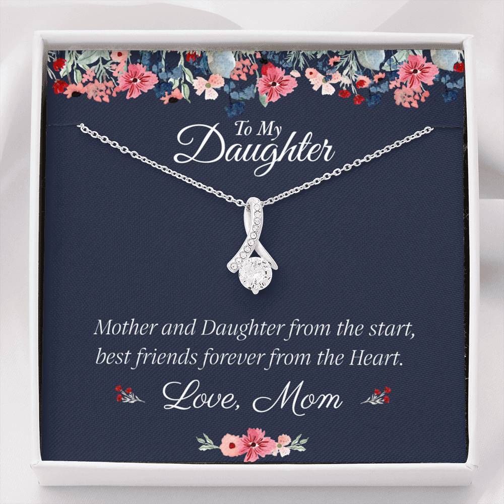 Mom And Daughter Best Friends Forever Alluring Beauty Necklace Gift For Daughter
