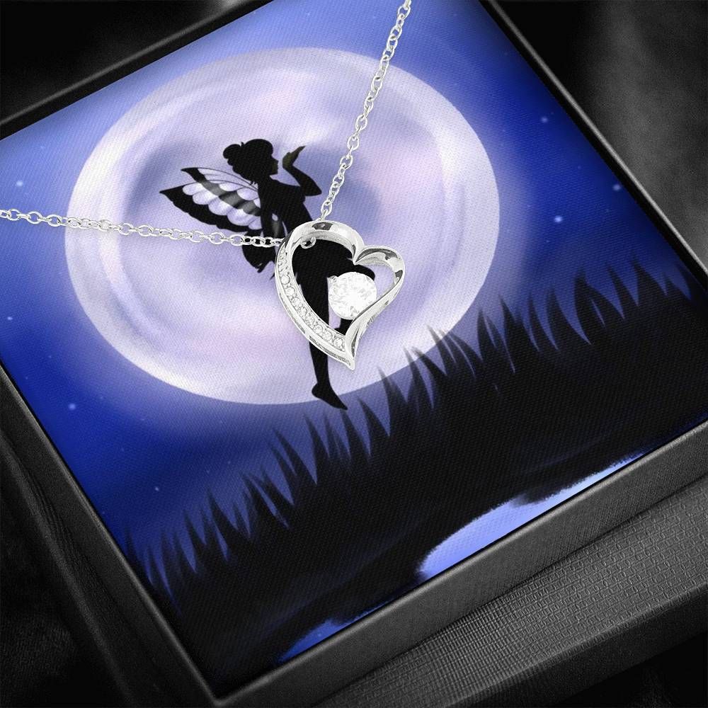 Moonlight Fairy Silver Forever Love Necklace Gift For Your Love