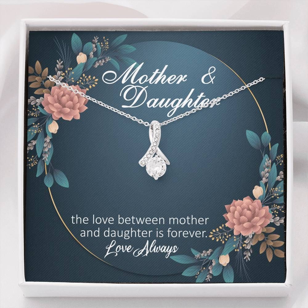 Mother And Daughter Forever Love Alluring Beauty Necklace Present For Women