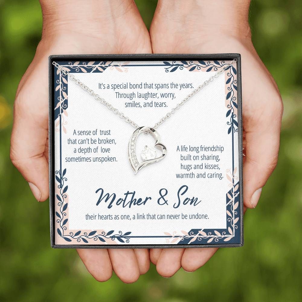Mother And Son Forever Love Necklace Gift For Women