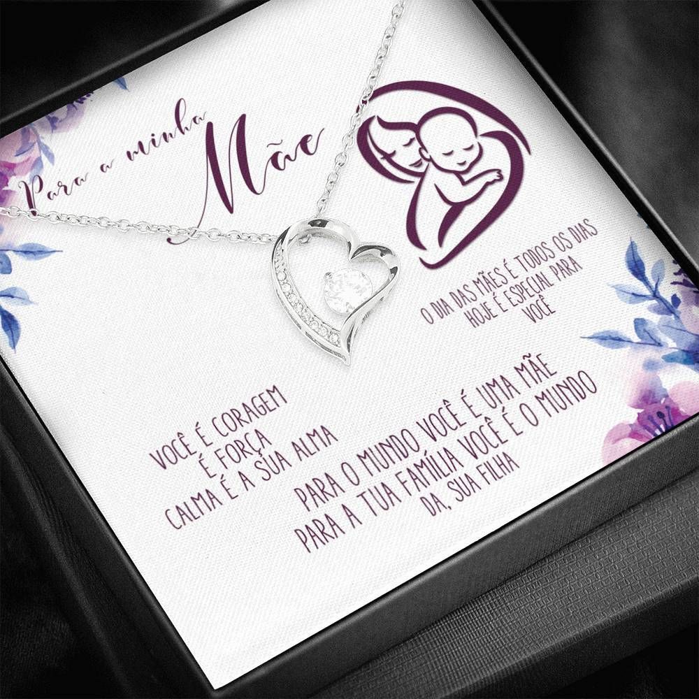 Mother's Day Gift For Para A Minha Mãe Forever Love Necklace