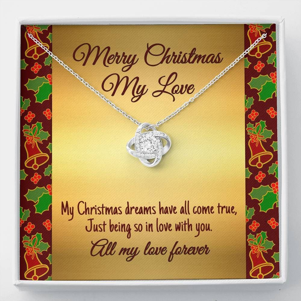 My Christmas Dreams Love Knot Necklace For Lover