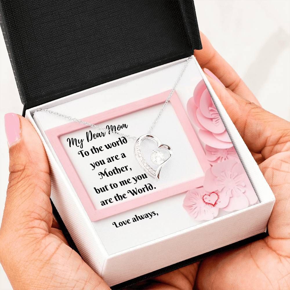 My Dear Mom Forever Love Necklace Gift For Mom