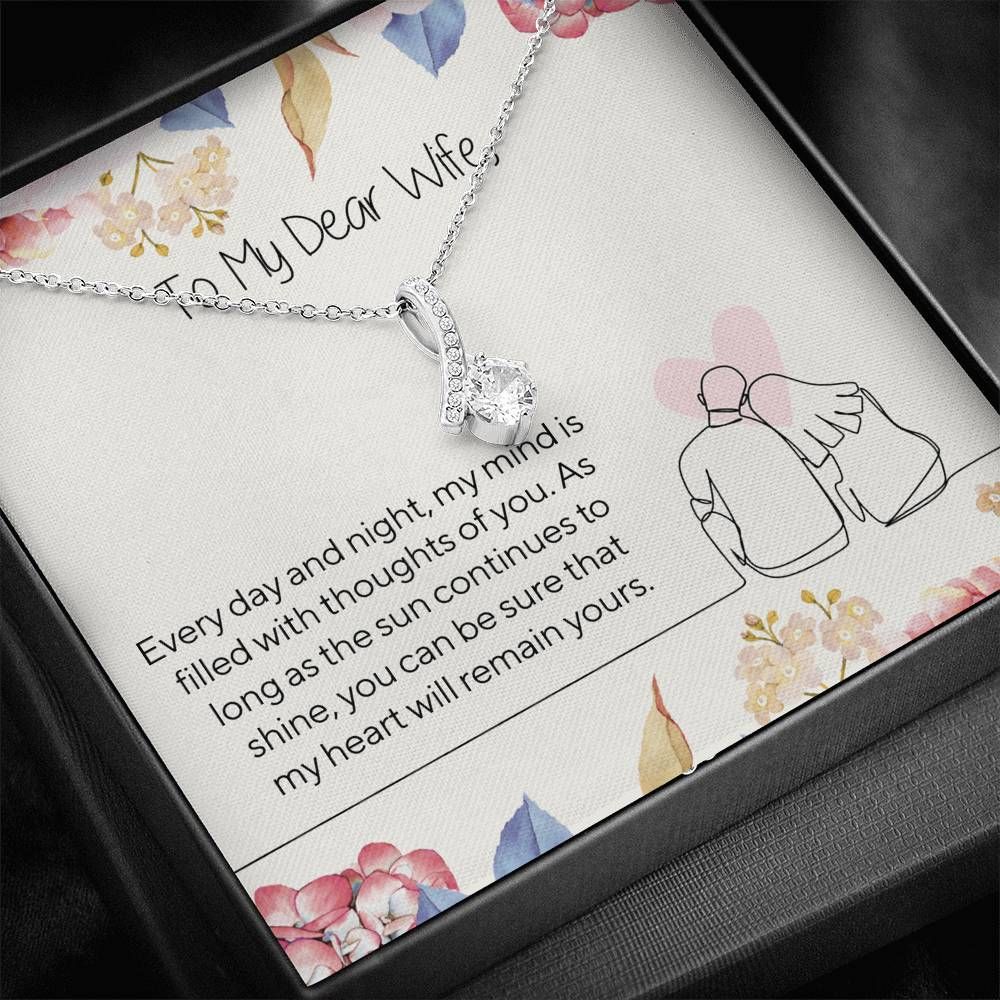 My Heart Will Remain Yours Alluring Beauty Necklace Gift For Her