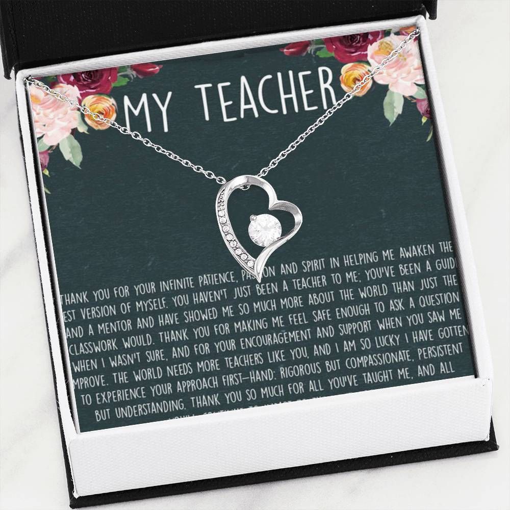 My Teacher Forever Love Necklace