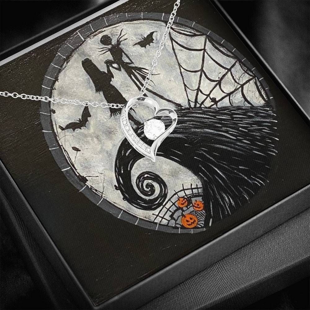 Nightmare Before Christmas Forever Love Necklace For Girlfriend