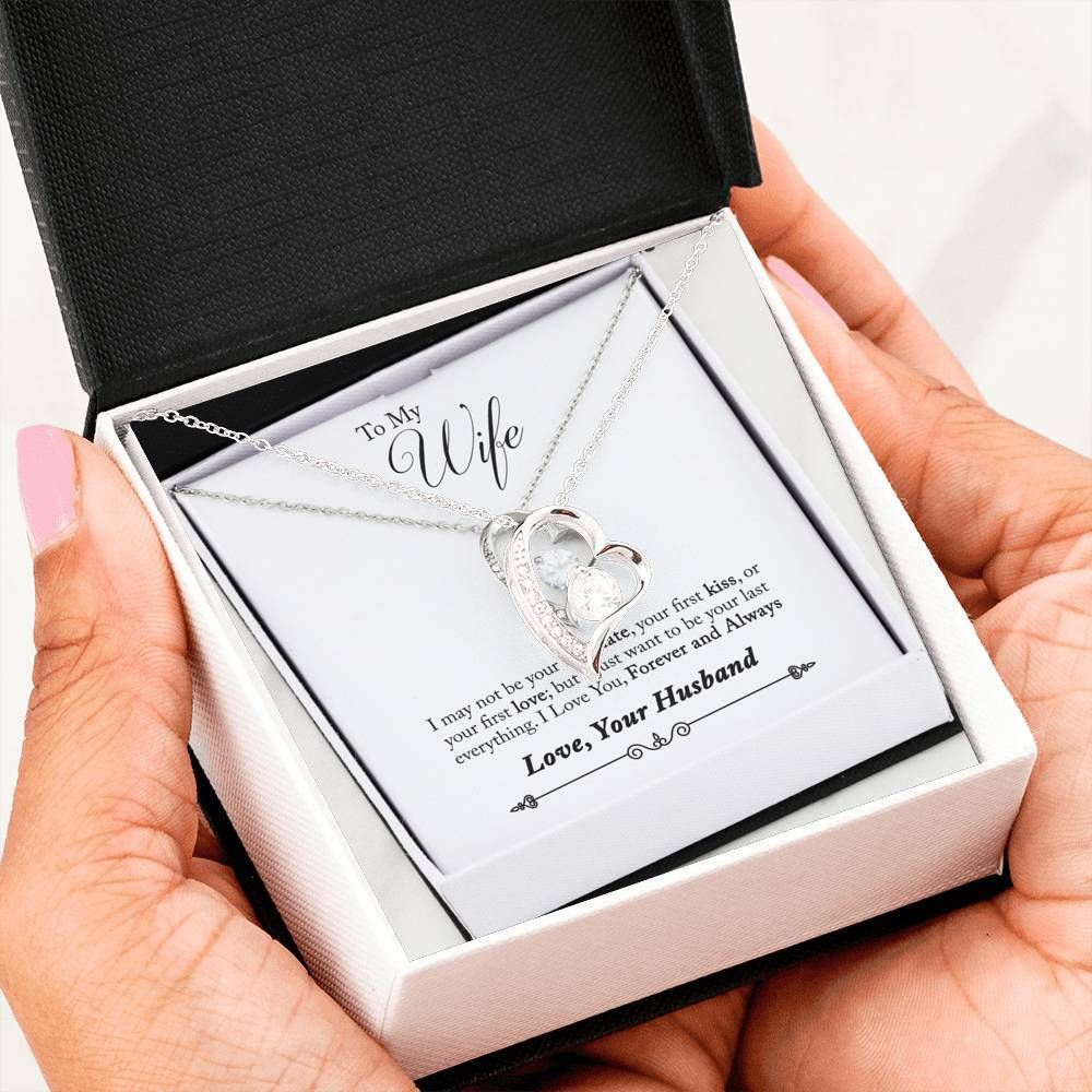 Not First But Forever And Always - Forever Love Necklace With Gift Box Message