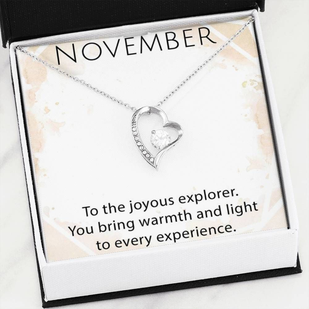 November Forever Love Necklace