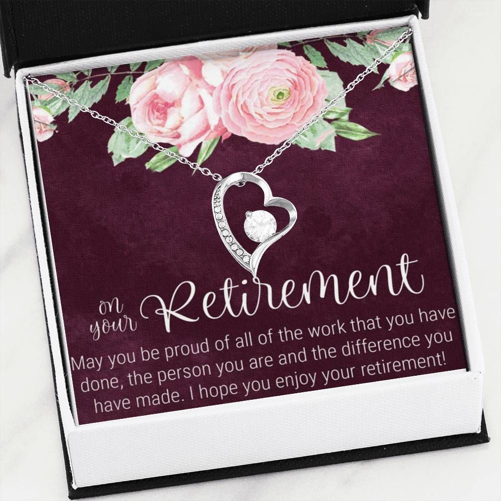 On Your Retirement Forever Love Necklace