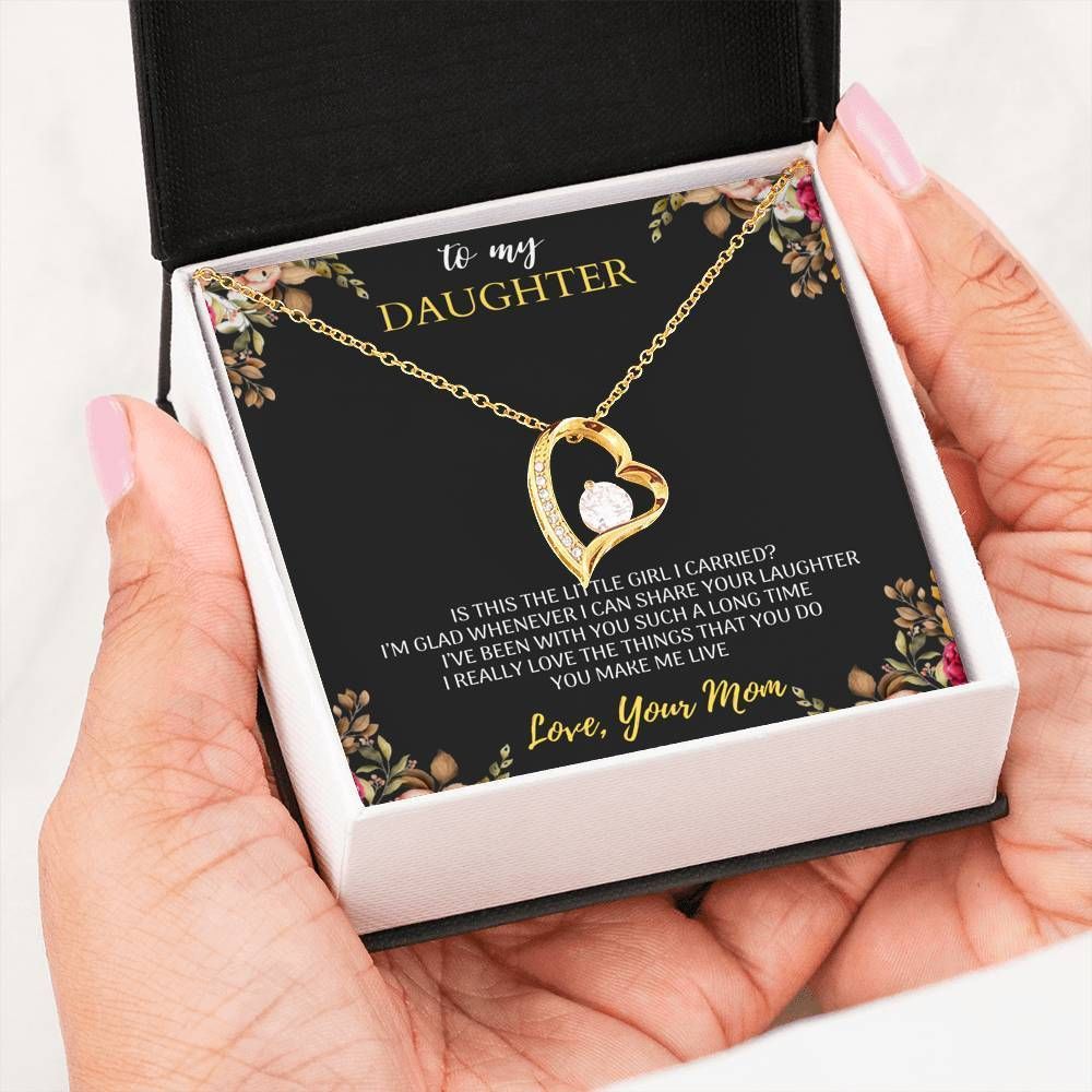 One Of My Favorite Chapter 14K White Gold Forever Love Necklace Gift For Daughter