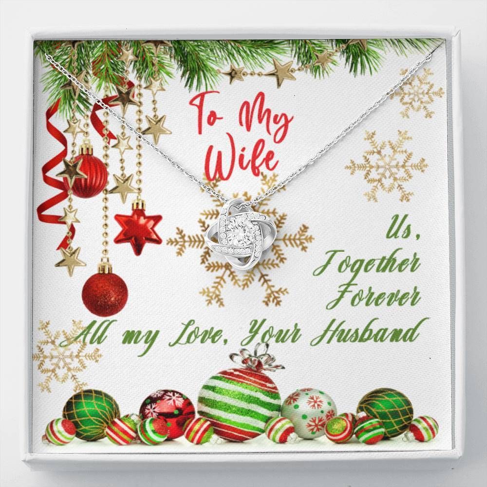 Ornaments Together Forever Love Knot Necklace To Wife