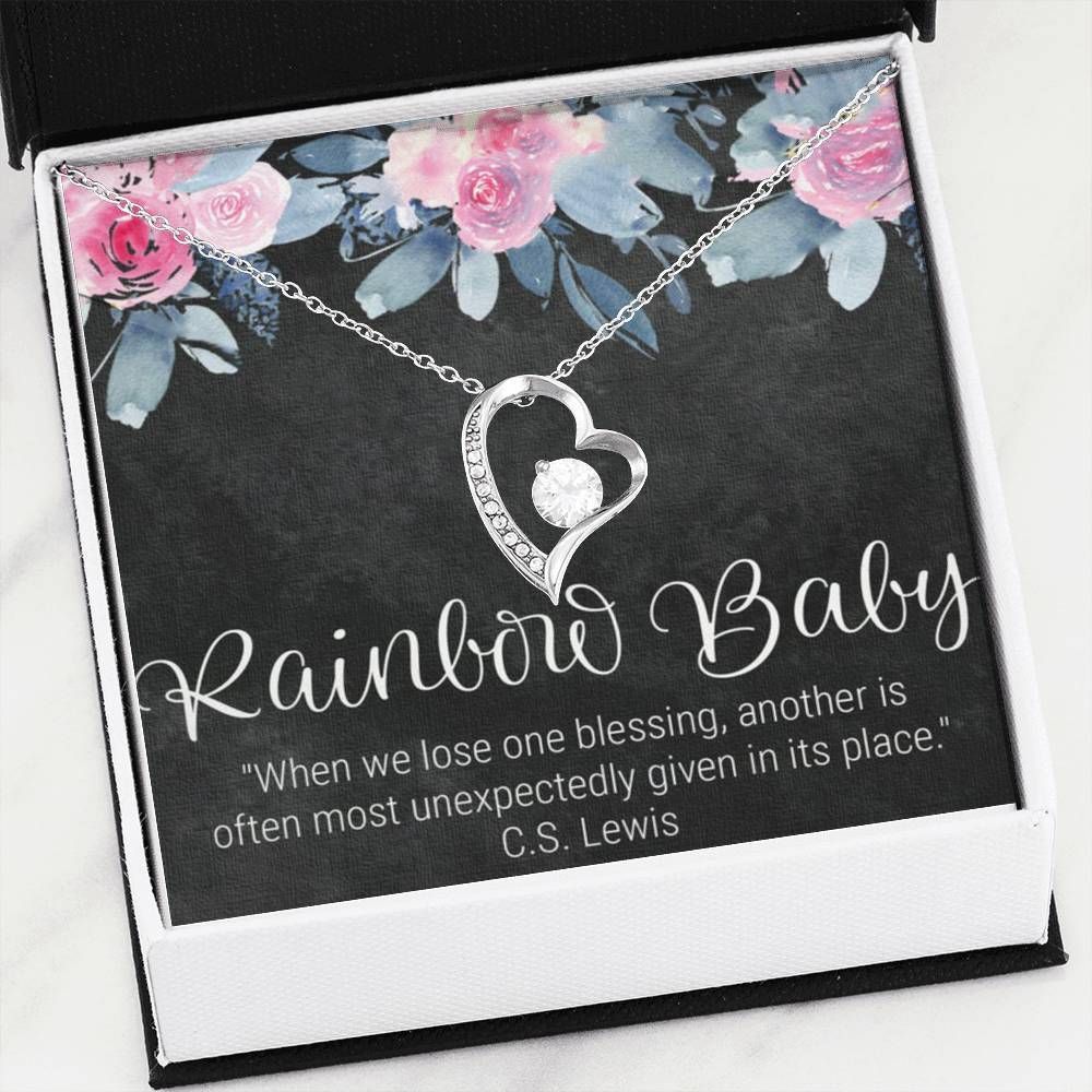 Rainbow Baby Forever Love Necklace