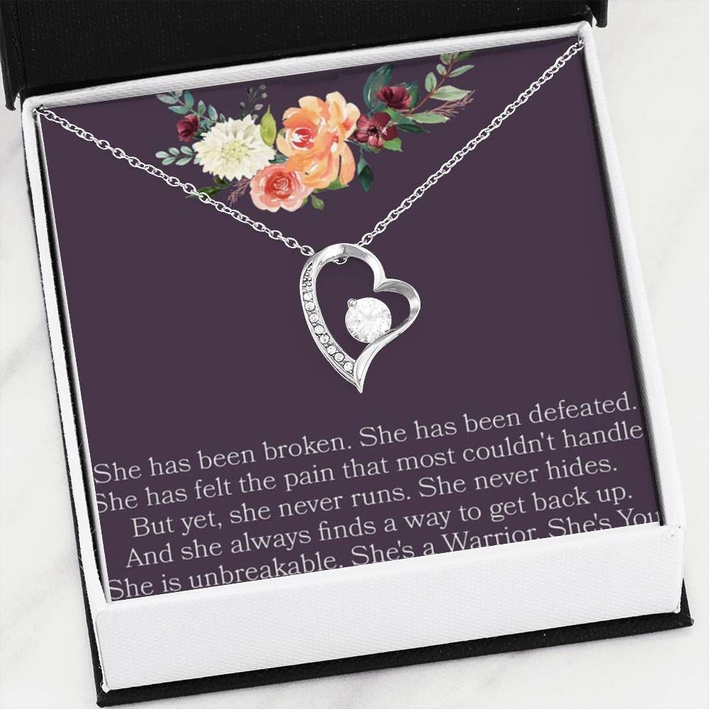She Has Been Broken Forever Love Necklace