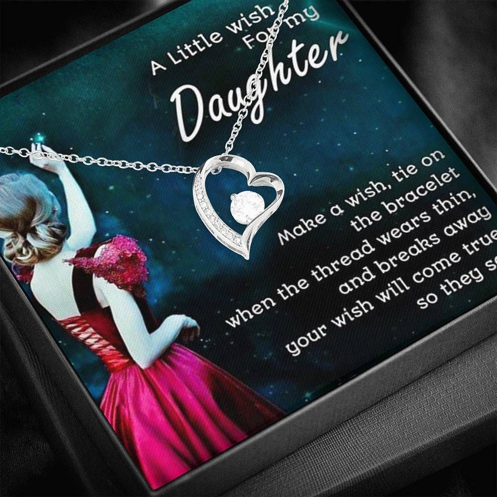 Silver Forever Love Necklace Gift For Daughter My Passion My Life