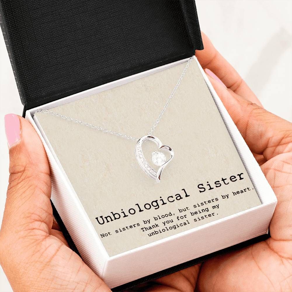 Sister By Heart Forever Love Necklace For Unbiological Sister