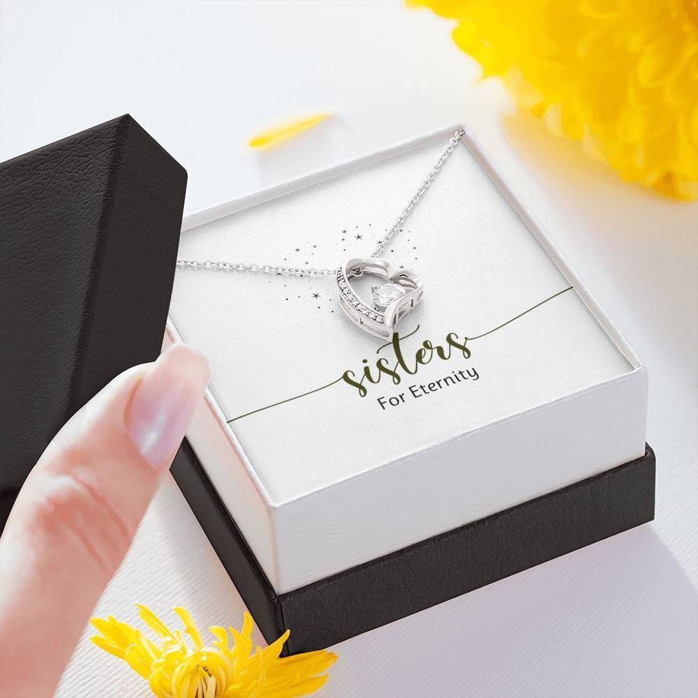 Sisters For Eternity Forever Love Necklace Gift For Women